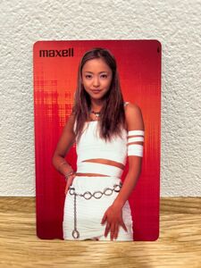 未使用　安室奈美恵　テレホンカード