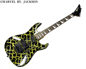 希少、、 Charvel by Jackson シャーベル DINKY DK-090 エレキギター イエロークラックル 070JZBZ93