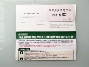 【簡易書留無料】東武鉄道（東武）株主優待乗車証（電車全線 定期券型） 男性名義