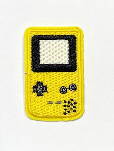 【ゲーム/きいろ】ワッペン　アイロンワッペン　刺繍ワッペン　未使用品　簡単　アイロン接着　