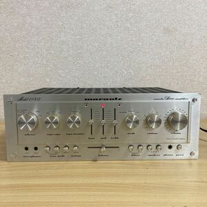 marantz マランツ MODEL 1180 console AMPLIFIER アンプ プリメインアンプ オーディオ機器 音響機器 通電確認済み 動作未確認 11 カ 6148