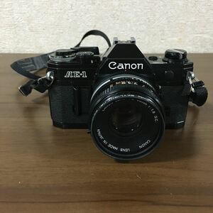 Canon キヤノン キャノン AE-1 LENS FD 50mm 1:1.8 S.C. カメラ 一眼レフカメラ 一眼レフ フィルムカメラ シャッター確認済み 12 カ 6263