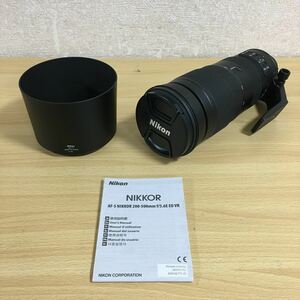 Nikon ニコン LENS AF-S NIKKOR 200-500mm f/5.6E ED VR 一眼レフカメラ 一眼カメラ 一眼レフ用 レンズ フード HB-71 使用説明書 12 シ6321