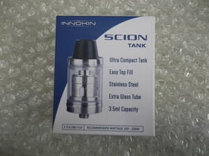 未使用新品 イノキン Scion VAPE タンクアトマイザー3.5ml Innokin Scion Tank Atomizer 3.5ml 現状渡し品