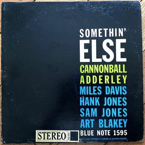 【準オリジナル　NEW YORK　RVG刻印】爆音 Cannonball Adderley - Somethin' Else　キャノンボール・アダレイ - サムシン・エルス BLUENOTE