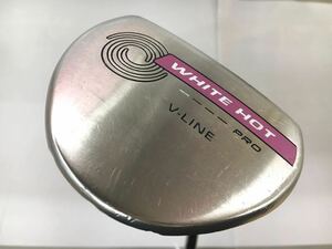  Lady's * putter * Odyssey * white hot PRO 2.0 V-LINE* originals chi-ru*32in*524g* Lady's right * prompt decision price * rust equipped 