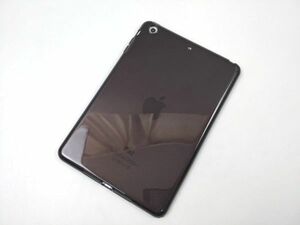 iPad mini 1/2/3用 カバー ソフトケース 背面 薄型 TPU クリア ブラック