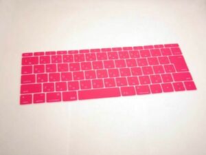 Macbook 12インチ用 キーボード防塵カバー ピンク 日本語 DM便発送