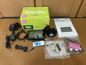 サンヨー　ポータブルナビGORILLA　NV-SB570DT中古品