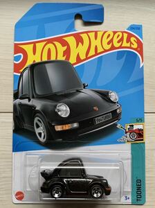 箱発送　★　ホットウィール　ベーシック　トゥーンド　ポルシェ 911 ターボ 3.6 ( 964 )　★　1/64 ミニカー　★　Hot Wheels　★ PORSCHE