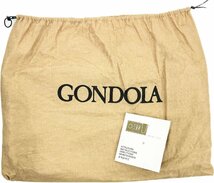 GONDOLA ゴンドラ 高級 クロコダイル カイマン レザー ワニ革 本革 ビジネス ハンド バッグ ダイヤルロック式 光沢感 黒×ゴールド金具_画像10