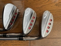 Callaway キャロウエイ　JAWS FORGED ツアーグレイウエッジ　Fujikura MCI　SOLID105　3本Set_画像1