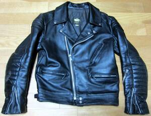 LEWIS LEATHERS EUROPA JACKET★ルイスレザー ヨーロッパ ジャケット 黒★リサイズ品★牛革★1980年代