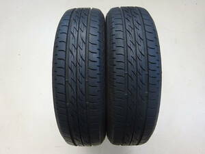 T-5　BS NEXTRY　★155/65R14 75S★　2本　比較的 程度良好　溝あり 約8.5分山　高年式 2021年式　ブリヂストン　軽自動車　に是非！