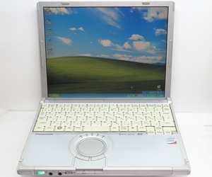 Panasonic Let’s note T7 CF-T7DW6AAR/Core2Duo U7600(1.20GHz)/3GBメモリ/HDD120GB/12.1TFT/WindowsXP Professional SP2 #1206