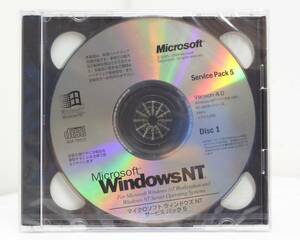 Microsoft WindowsNT for service pack 5 / new goods unopened 