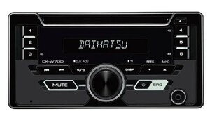 ダイハツ純正 KENWOOD CK-W70D ワイドサイズ CDチューナー 08600-K9035 MP3/WMA 新品