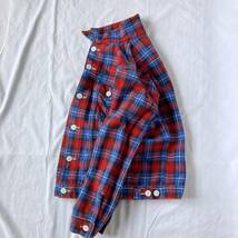 美品 リーバイス LEVI’S Levi’s RedTab 3rd トラッカージャケット M 青×赤 ヘビーネルチェックシャツジャケット 557XX 70505 送無料_画像3