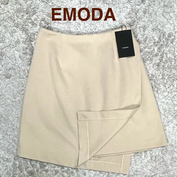 【新品】EMODA エモダ ラップスカート ミニスカート Sサイズ