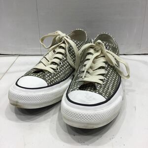 【converse コンバース】ローカットスニーカー チャックテイラー 27.5cm クッションヒール チェック カーキ 2312oki