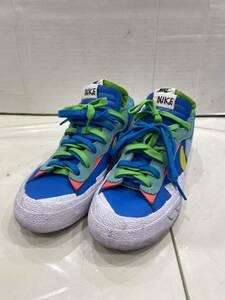 【NIKE ナイキ 】DM7901-400 ローカットスニーカー SACAI X KAWS X BLAZER LOW サカイ×カウズ×ブレザー ロー 27cm 2312oki