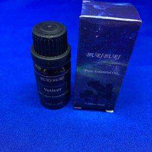 B0650 BURIBURI ベチバー エッセンシャルオイル 100％ ピュア精油 10ml 