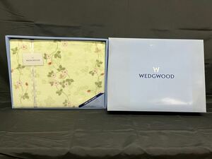 ■未使用■WEDGWOOD/ウェッジウッド■綿毛布■綿100%■140cm×200cm■西川産業■日本製■WW2540■