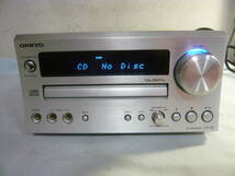 ジャンク！！　ONKYO・オンキョー　CDレシーバー・FMチューナーアンプ 　CR-D2　現状品_画像3