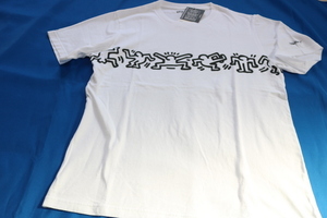 キース・へリング　白　ダンス　Tシャツ メンズXL　ユニクロ　新品 未使用 　Keith Haring 　UT　