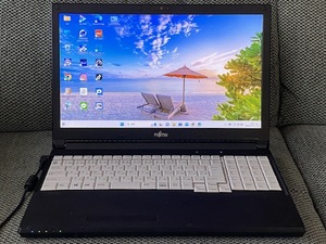 ③値下FUjiTSU LIFEBOOK A576/P 第6世代CPU Corei5-6300U @2.40GHz 増設8GB 新品大容量SSD480GB Windows11Pro 15.6型 Ｗebカメラ office365