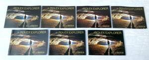 ★☆純正 ROLEX EXPLORER ロレックス エクスプローラー 冊子 まとめて 7点セット 1997年 2002年 2003年 2004年 2006年 カタログ 小冊子☆★