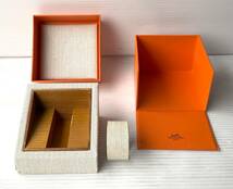 ★☆テ 純正 HERMES エルメス 時計ケース 箱 ボックス 外箱 ウォッチケース BOX 冊子 収納ボックス 冊子☆★_画像3