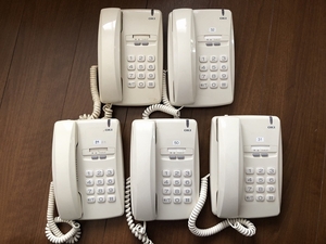  ビジネスホン オキパロルCX 5台 セット ① 沖電気 ビジネスフォン 電話機