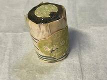 戦前染料瓶　古い硝子瓶 みや古染 未開封 / ガラスビン 箱 容器　◆緑◆和の色_画像1