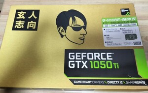 玄人志向GEFORCE GTX1050Ti GF/GTX1050Ti-4GB/OC/SF