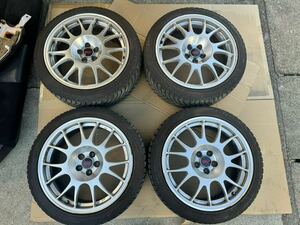 レガシィ(BP5.BL5)(BP9改、BL9改)S402 STI 限定品 ホイール BBS 18インチ8jj＋53 235/40-18 鍛造4本セット (SBM3)