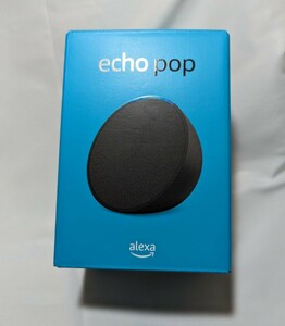 【新品未開封】1円スタート Echo Pop (エコーポップ) - コンパクトスマートスピーカー with Alexa｜チャコール Amazon 音声認識