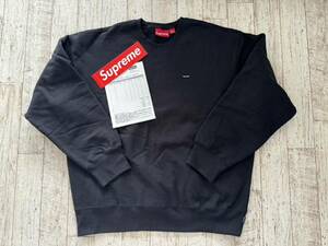 【正規品】Supreme シュプリーム トレーナー small box crewneck Lサイズ ブラック 黒色 試着1回のみ