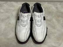 FOOTJOY GFⅢ フットジョイ ホワイトＸパープル　US7-1/2W, JPN25.5W_画像5