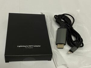 【100円スタート】Lightning / HDMI 変換ケーブル iPhoneとHDTV CABLE アダプター