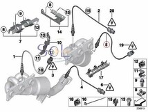 BMW E82 E87 E88 E90 E91 E92 ラムダセンサー O2センサー 130i 135i 323i 325i 335i 11787545075 出荷締切18時_画像2