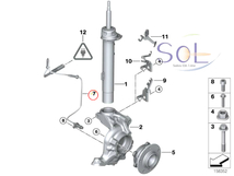 BMW E82 E87 E88 フロント ABSセンサー スピードセンサー 左右セット 120i 130i 135i 34526760424 34526785020 34526870075 出荷締切18時_画像4