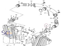 アウディ A3 (8L1) Q7 (4L) エアマスセンサー エアフロメーター 06A906461G 出荷締切18時_画像2