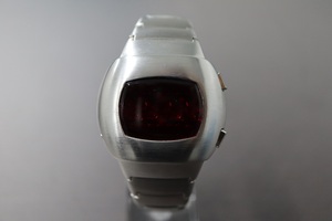 売り切り！ 1円スタート！ コネクト　CONNECT　SPACE LED WATCH STAINLESS STEEL 2000年代　クォーツ式 中古品