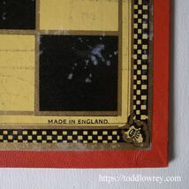 【チェスはバイオレンスなスポーツ】イギリス チェスセット ボード ゲーム 木製駒 セット◆Antique Staunton Chessmen & Folding Board◆_画像5