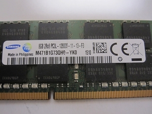 ☆SAMSUNG DDR3 PC3L-12800S 8GB ４枚　動作品です。☆