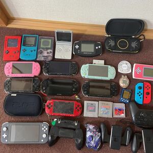 携帯ゲーム機大量Nintendo ゲームボーイアドバンス/ゲームボーイカラー / PSP/ ps vita/たまごっち/ジャンク/ソフト/他　ジャンク