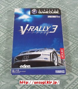 GC[V-RALLY3]* special price * Game Cube Logicool correspondence 