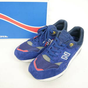 【1円】未使用 国内正規 OSHMAN'S別注 new balance ニューバランス CM1600BO 1600 スニーカー スエード BLUE ブルー 青 US8.5 26.5 D