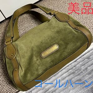 ★美品★ コールハーン ColeHaan ミニ ボストンバック 32cm
